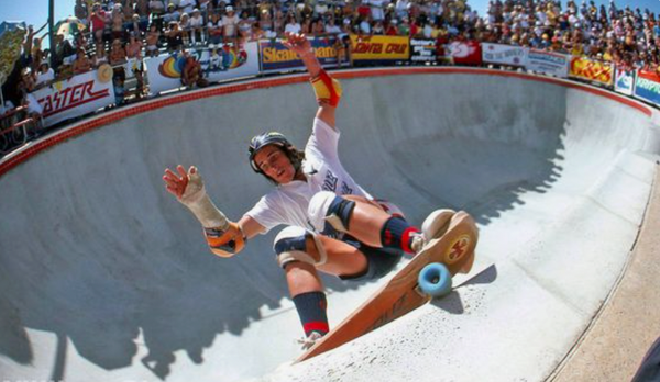 Skater Steve Olson, photo by William  Sharp
