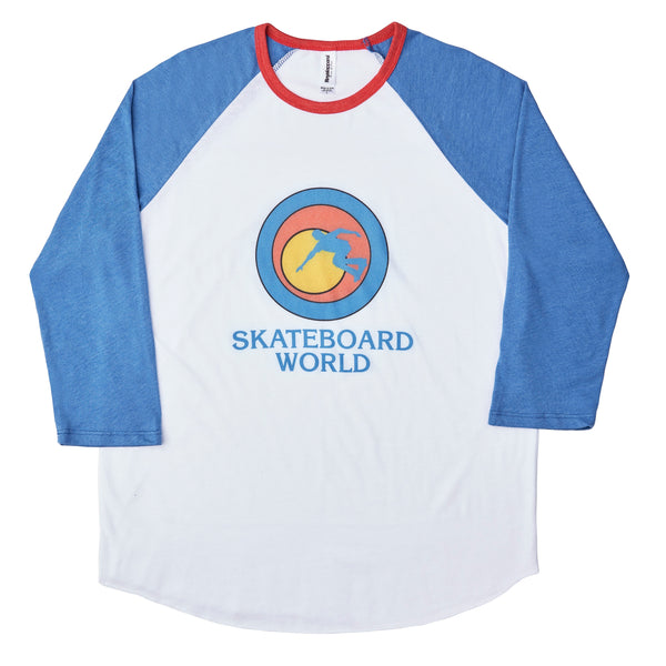 Skateboard World Baseball Shirt