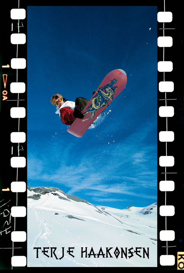 SNOWBOARDING Sticker pack of TERJE - JAMIE - KIDWELL - BRUSHIE