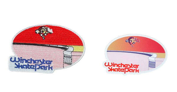 Winchester Skatepark Patch + Sticker Pack